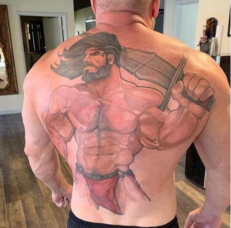Tattoos - Jesse Carlton Muscle Man - 139862